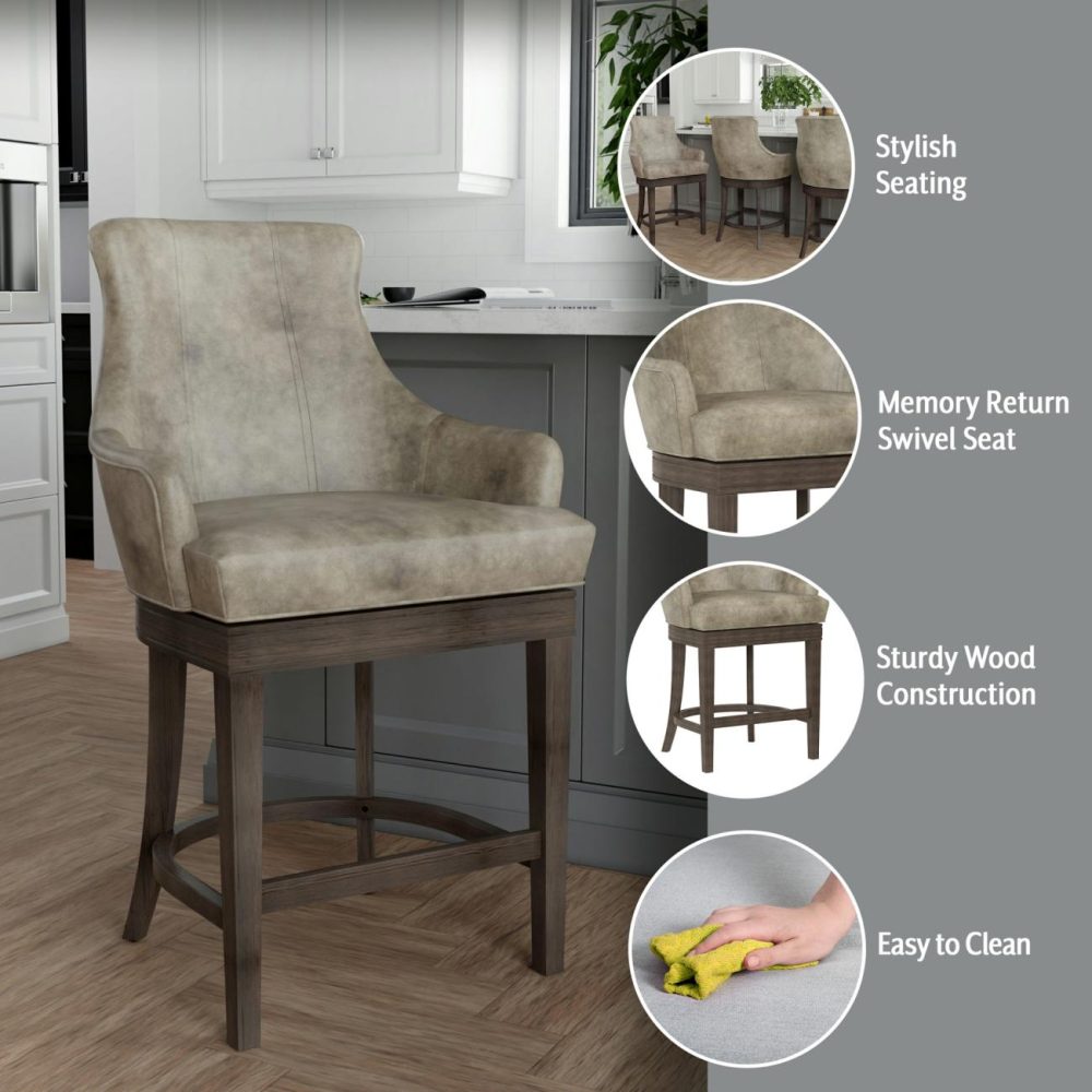 Stools | Creekside Wood Stool Kitchen & Dining Seating