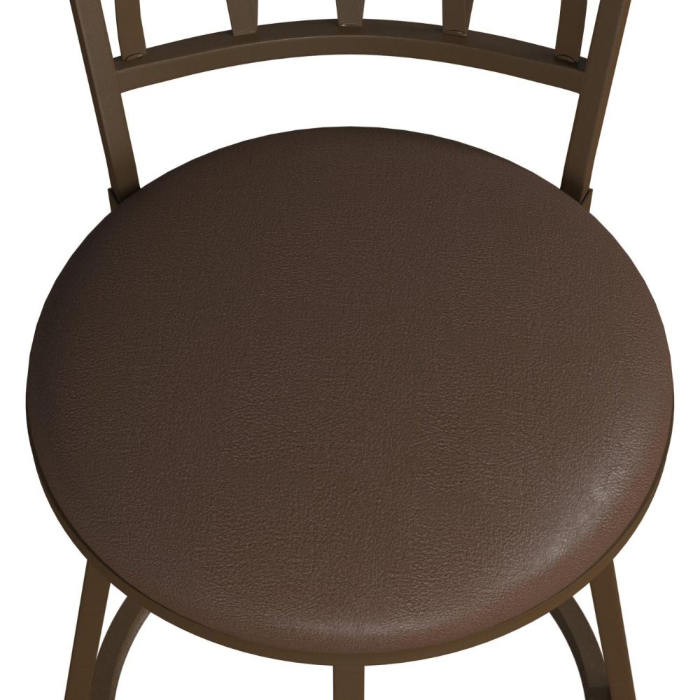 Stools | Deacon Metal Stool, Set Of 2 Kitchen & Dining Brown