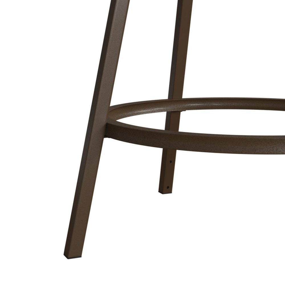 Stools | Deacon Metal Stool, Set Of 2 Kitchen & Dining Brown