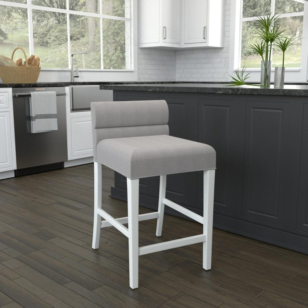 Stools | Desco Wood Stool Kitchen & Dining Sea White