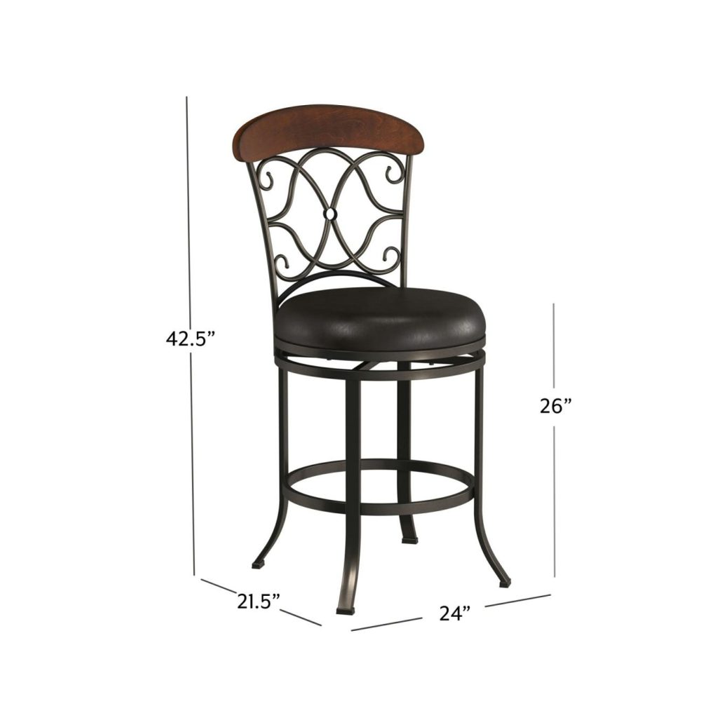 Stools | Dundee Metal Stool Kitchen & Dining Dark Coffee