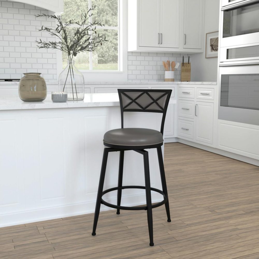 Stools | Dunlap Metal Stool Kitchen & Dining Black