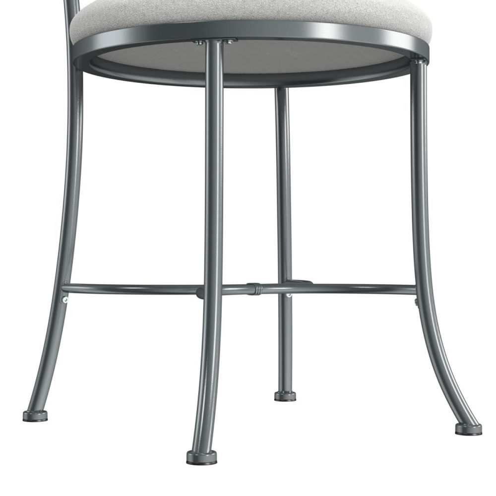 Stools | Dutton Metal Vanity Stool Seating Chrome