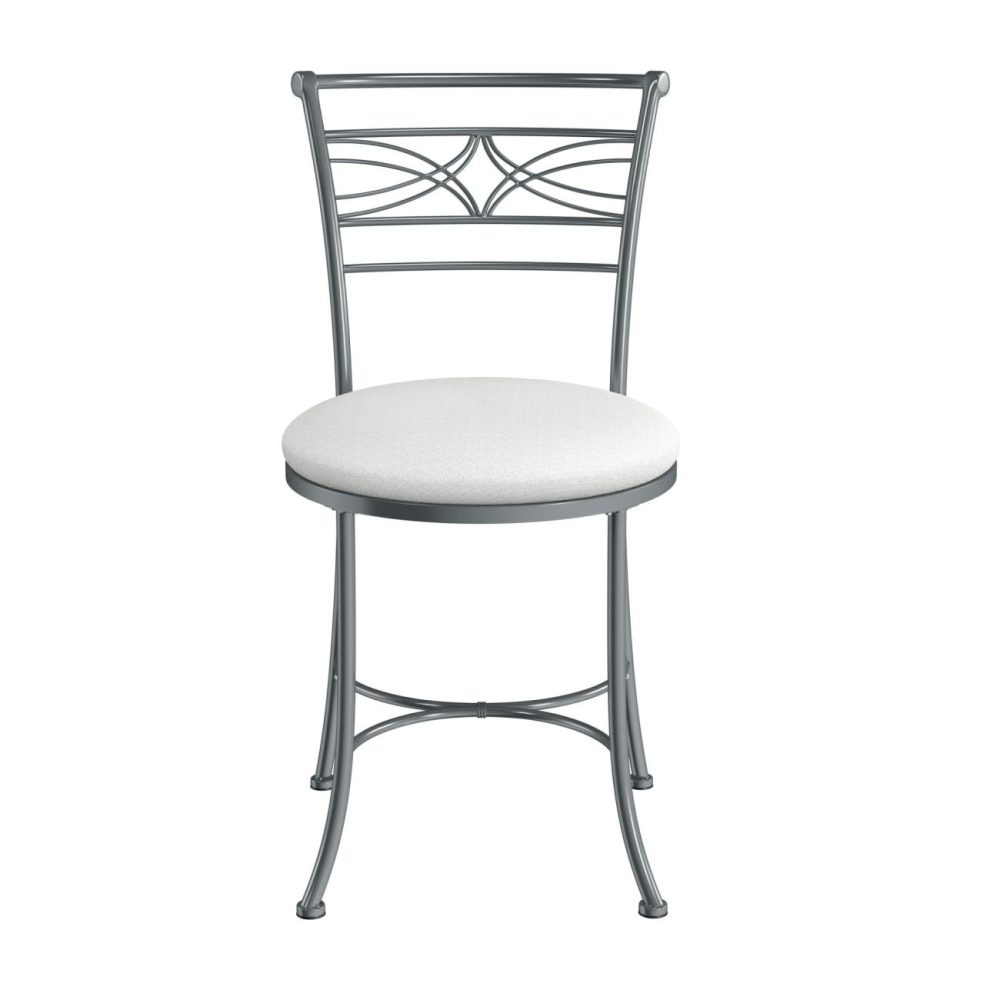 Stools | Dutton Metal Vanity Stool Seating Chrome