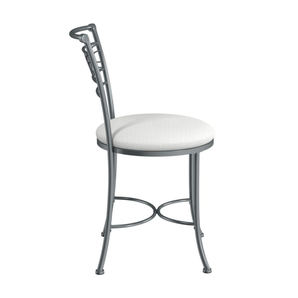 Stools | Dutton Metal Vanity Stool Seating Chrome