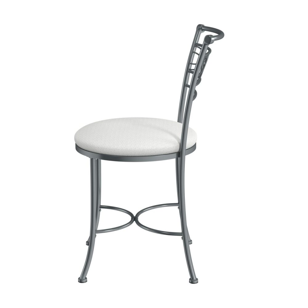 Stools | Dutton Metal Vanity Stool Seating Chrome