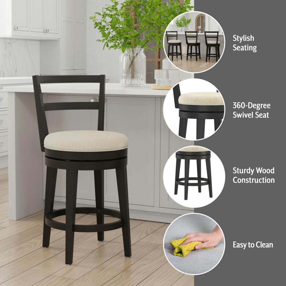 Stools | Fletcher Wood Stool Kitchen & Dining Black