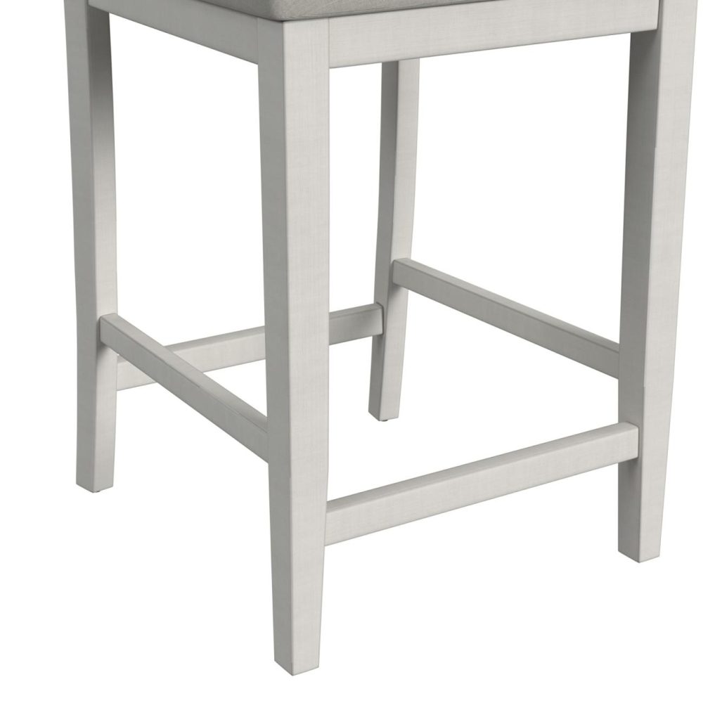 Stools | Fowler Wood Stool Kitchen & Dining Sea White