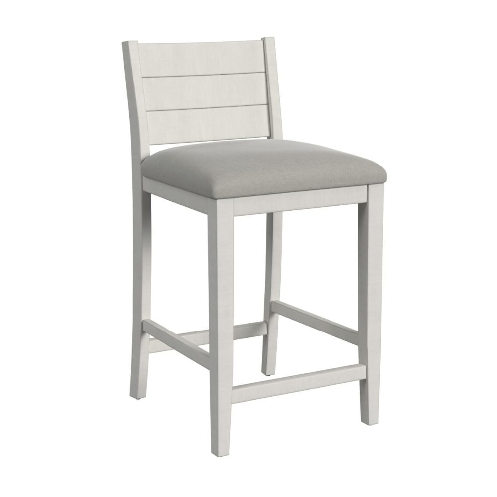 Stools | Fowler Wood Stool Kitchen & Dining Sea White