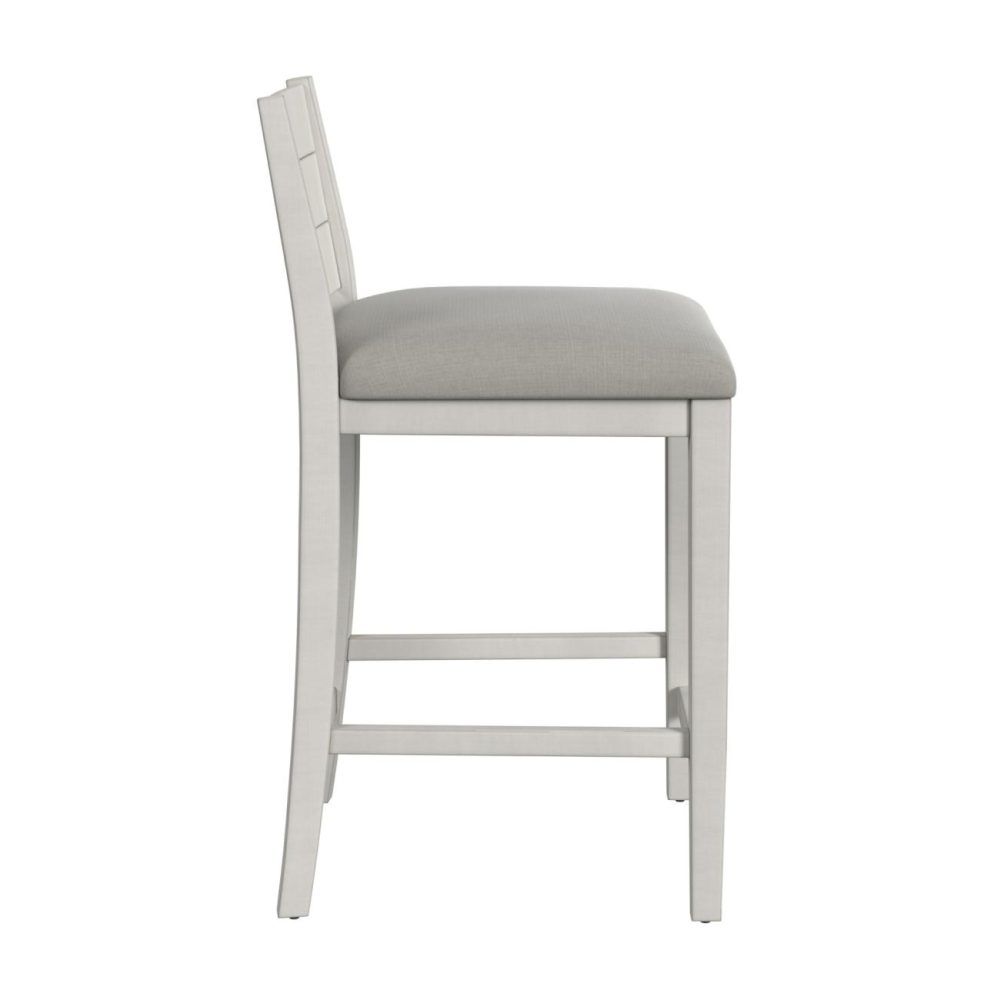 Stools | Fowler Wood Stool Kitchen & Dining Sea White