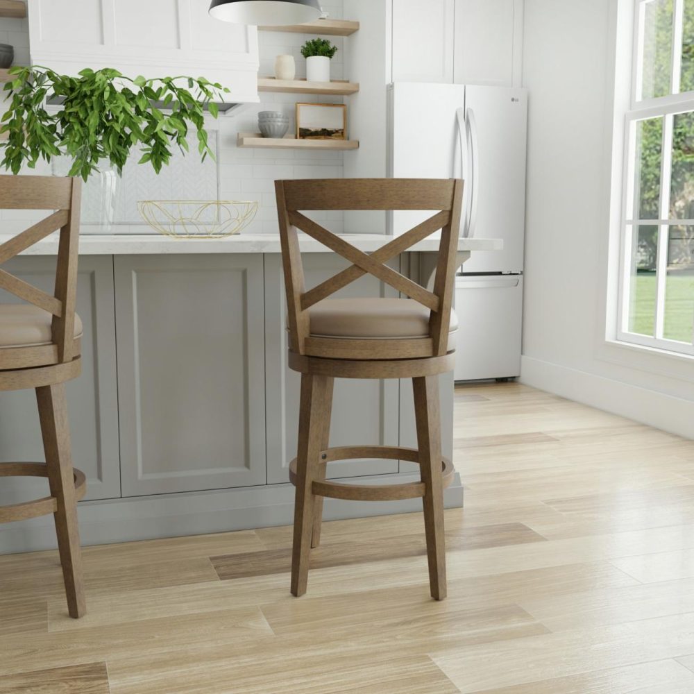 Stools | Grace Wood Stool Kitchen & Dining Brown Oak