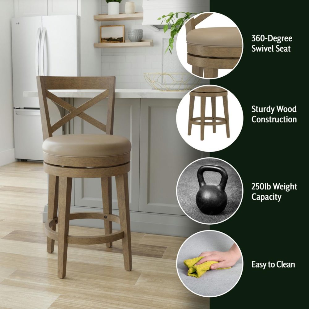 Stools | Grace Wood Stool Kitchen & Dining Brown Oak