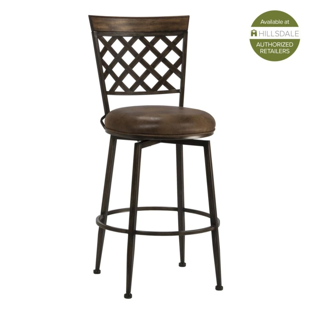 Stools | Greenfield Metal Stool Kitchen & Dining Dark Brown