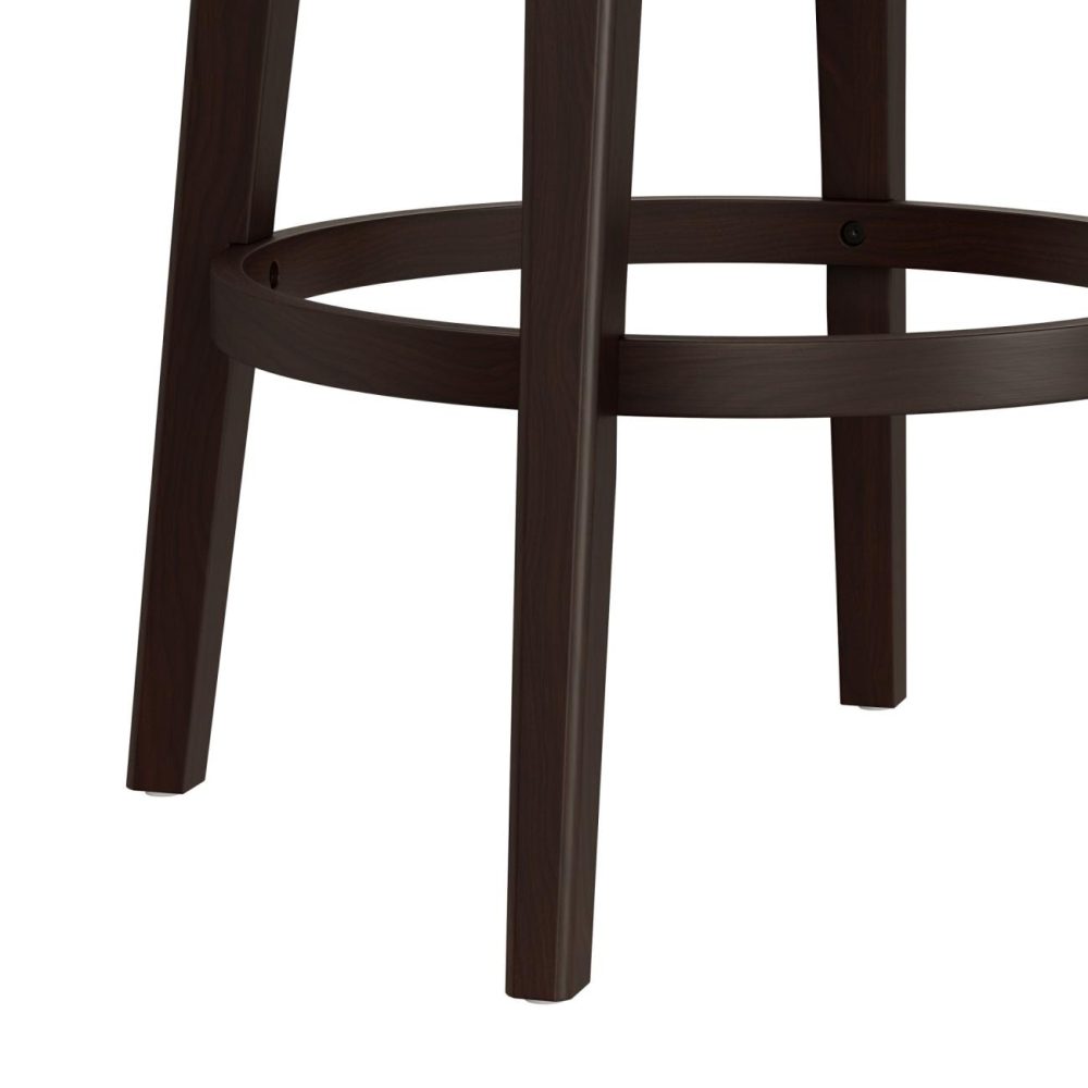 Stools | Halbrooke Wood Stool Kitchen & Dining Chocolate