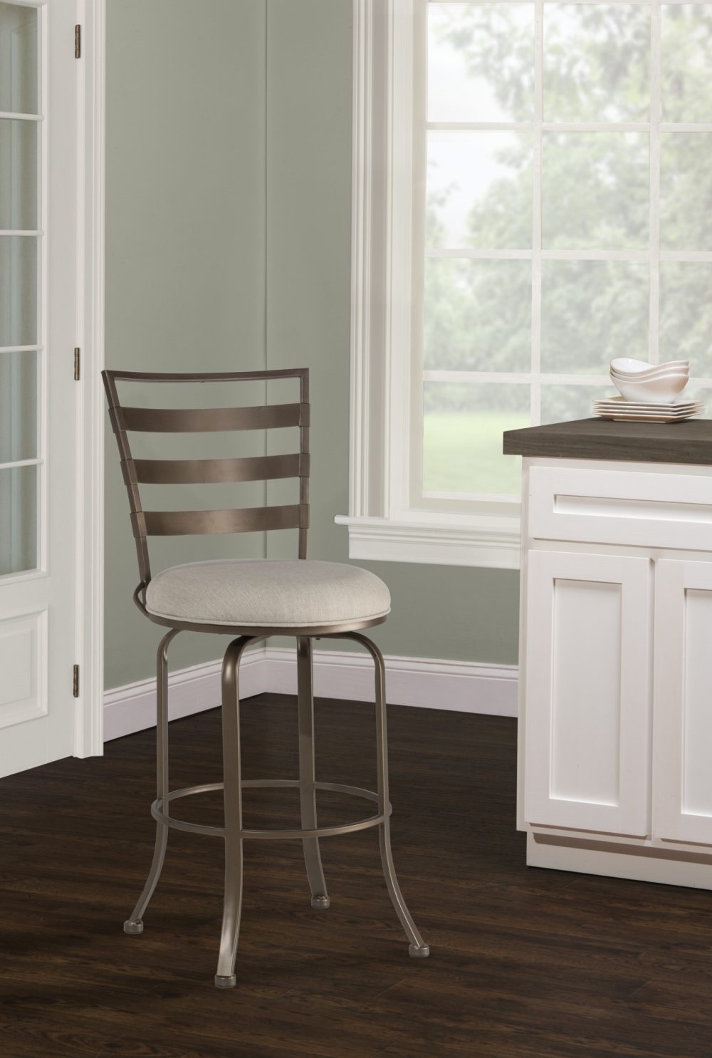 Stools | Kaufman Metal Stool Kitchen & Dining Brown