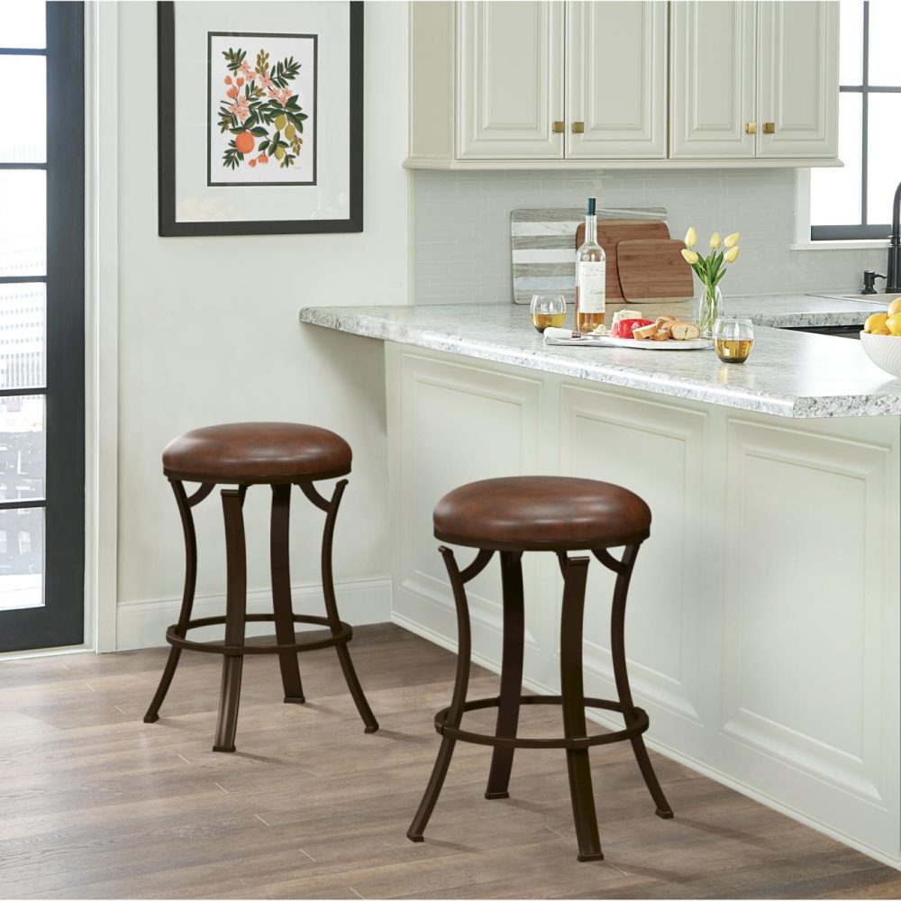 Stools | Kelford Metal Stool Kitchen & Dining Antique Bronze