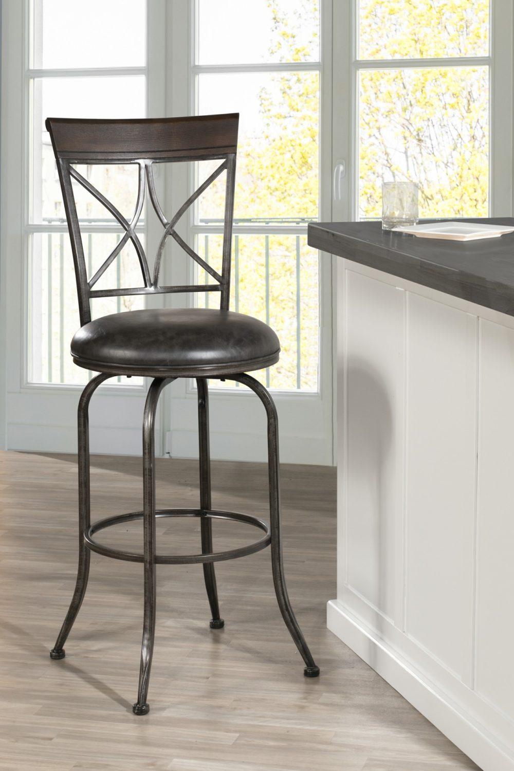 Stools | Killona Metal Stool Kitchen & Dining Antique Pewter