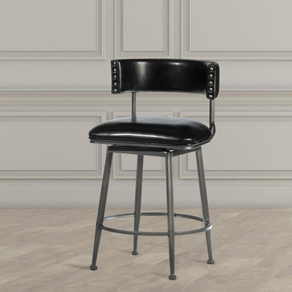 Stools | Kinsella Metal Stool Kitchen & Dining Charcoal