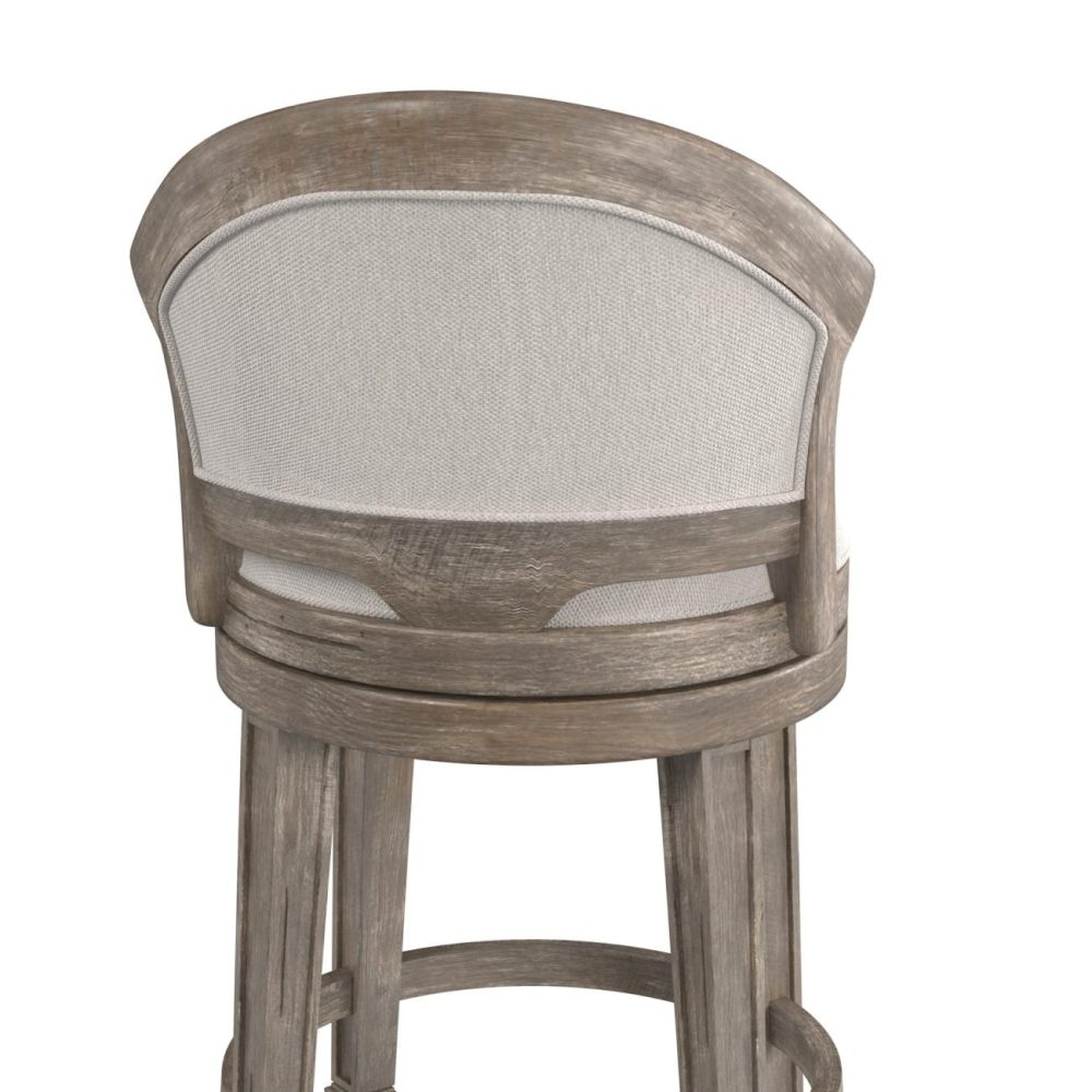 Stools | Monae Wood Stool Kitchen & Dining Distressed Dark Gray