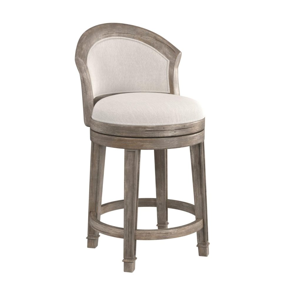 Stools | Monae Wood Stool Kitchen & Dining Distressed Dark Gray