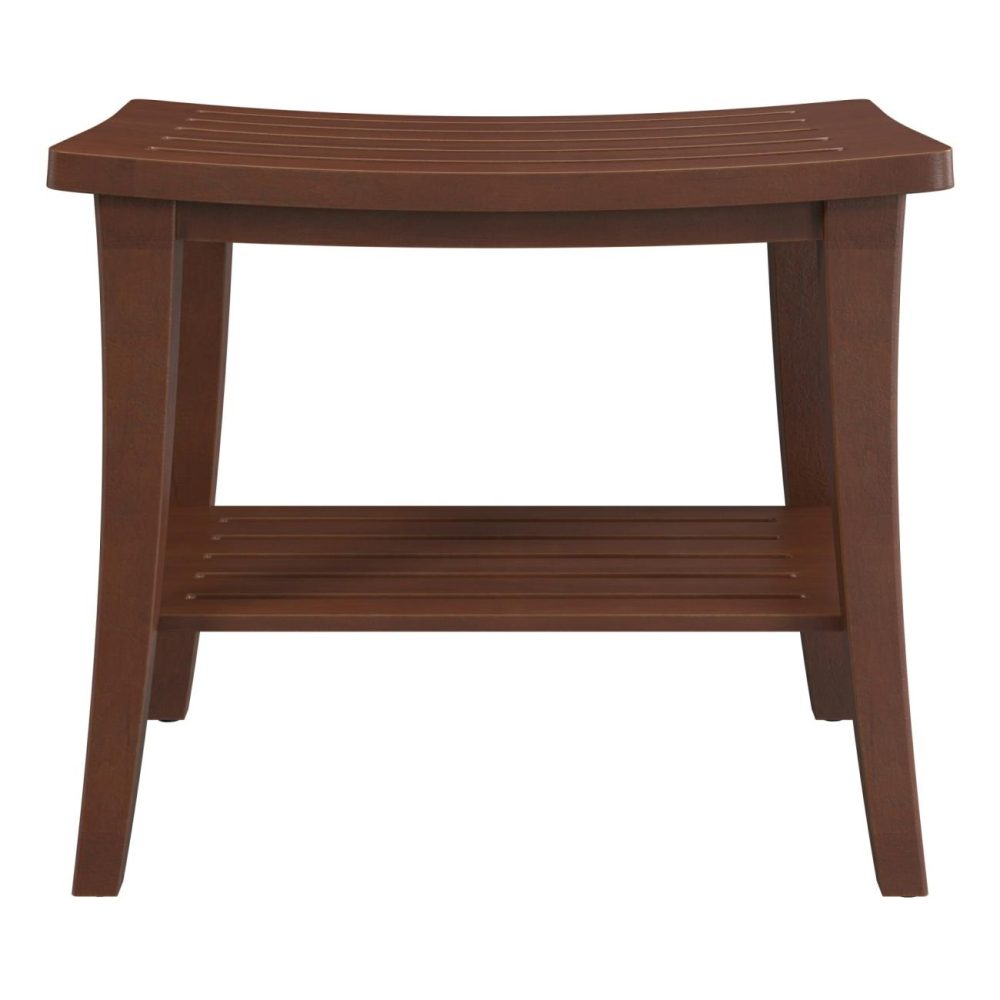 Stools | Preston Wood Vanity Stool Seating Stools