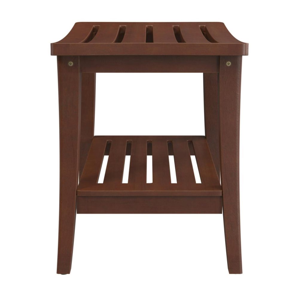 Stools | Preston Wood Vanity Stool Seating Stools