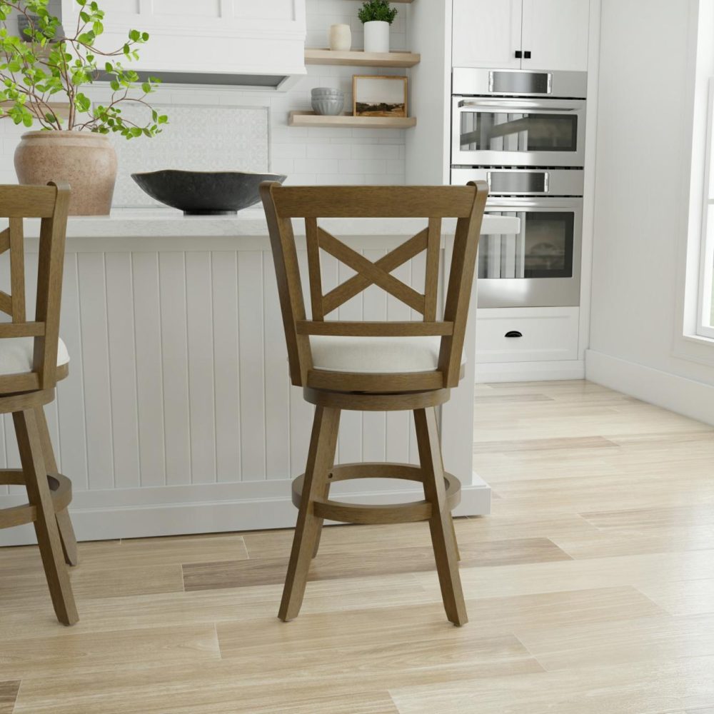 Stools | Roe Wood Stool Kitchen & Dining Brush Gray