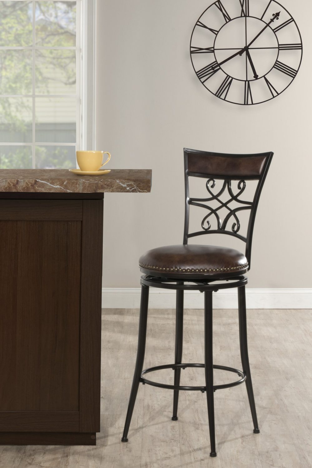 Stools | Seville Metal Stool Kitchen & Dining Brown Shimmer