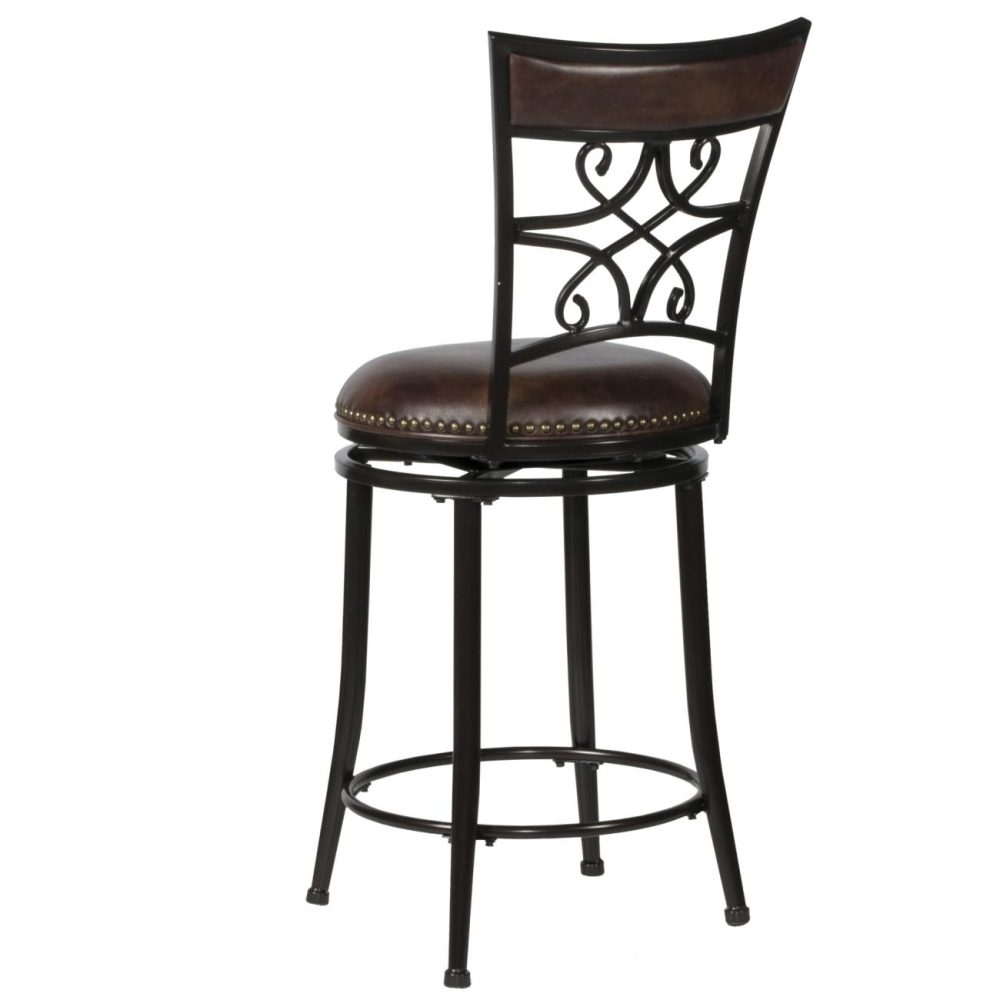 Stools | Seville Metal Stool Kitchen & Dining Brown Shimmer