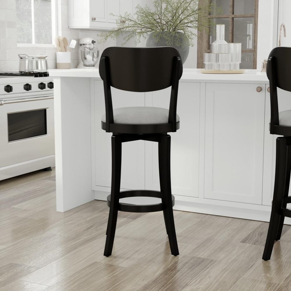 Stools | Sloan Wood Stool Kitchen & Dining Black