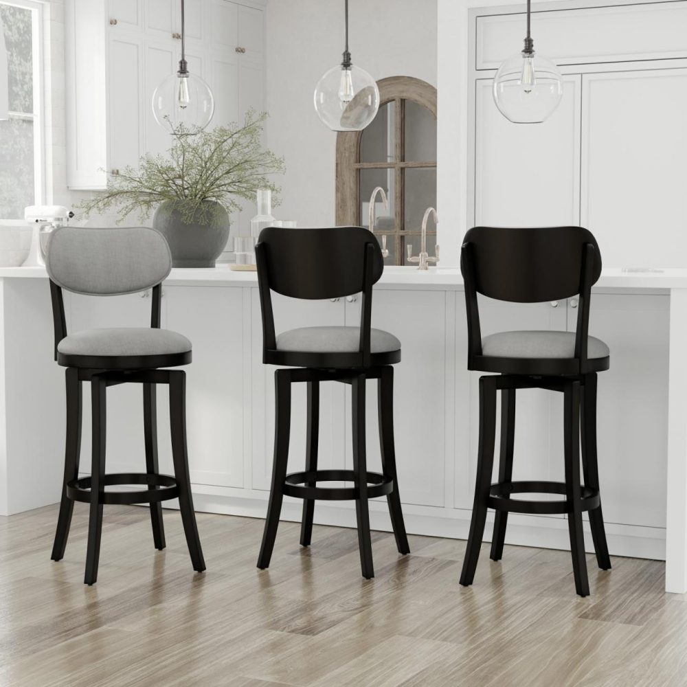 Stools | Sloan Wood Stool Kitchen & Dining Black