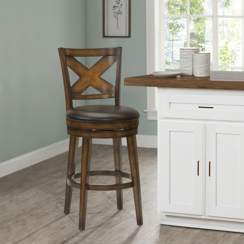 Stools | Sunhill Wood Stool Kitchen & Dining Rustic Oak