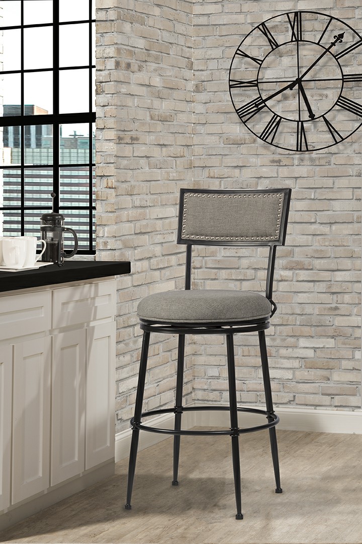 Stools | Theilmann Metal Stool Kitchen & Dining Dark Charcoal