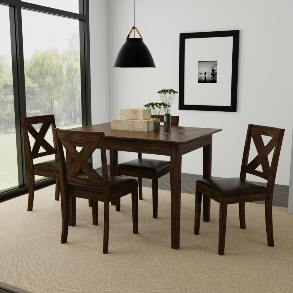 Tables | Spencer Wood Dining Set Kitchen & Dining Dark Espresso