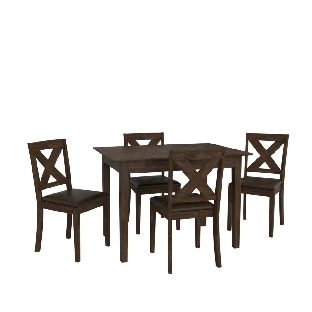 Tables | Spencer Wood Dining Set Kitchen & Dining Dark Espresso