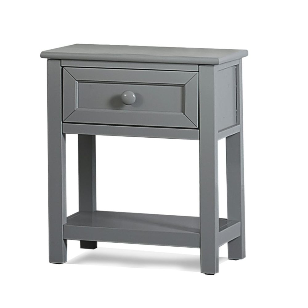 Nightstands | Schoolhouse 4.0 Wood Nightstand Kids & Youth Gray