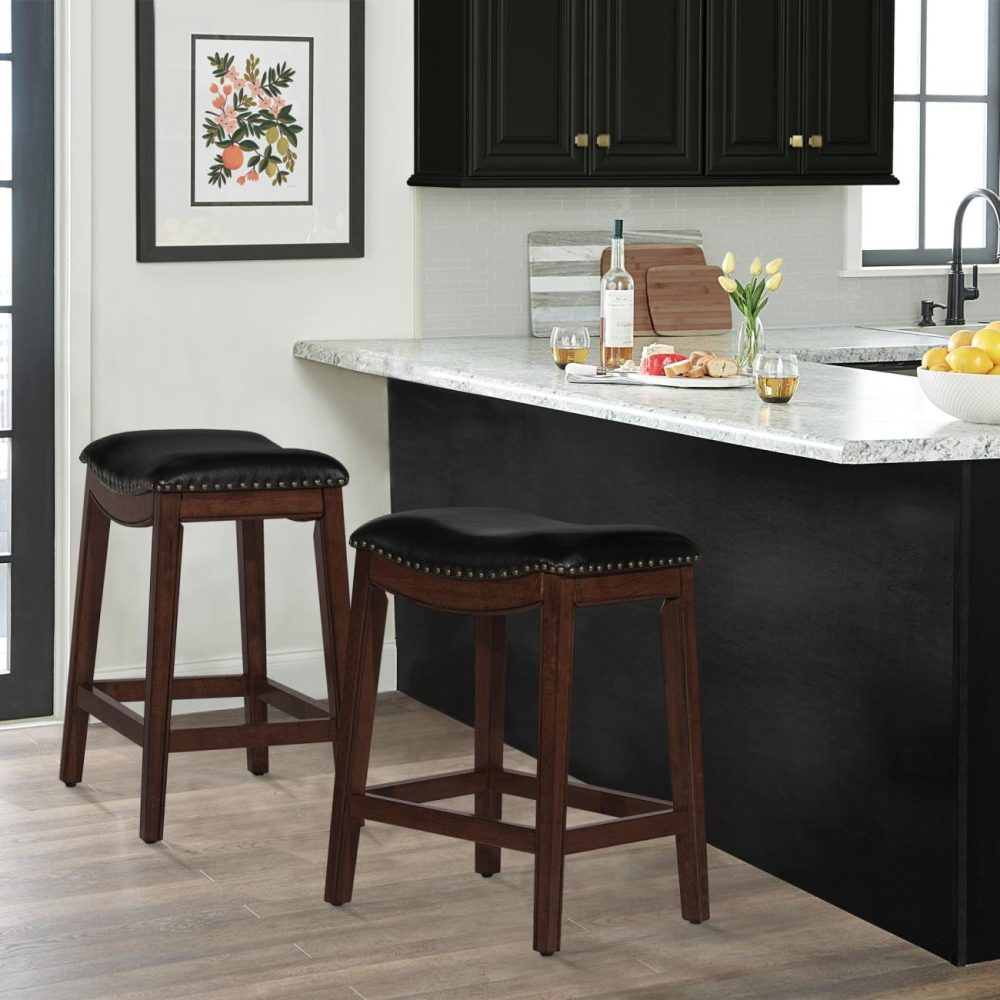 Seating | Sorella Wood Stool Kitchen & Dining Espresso