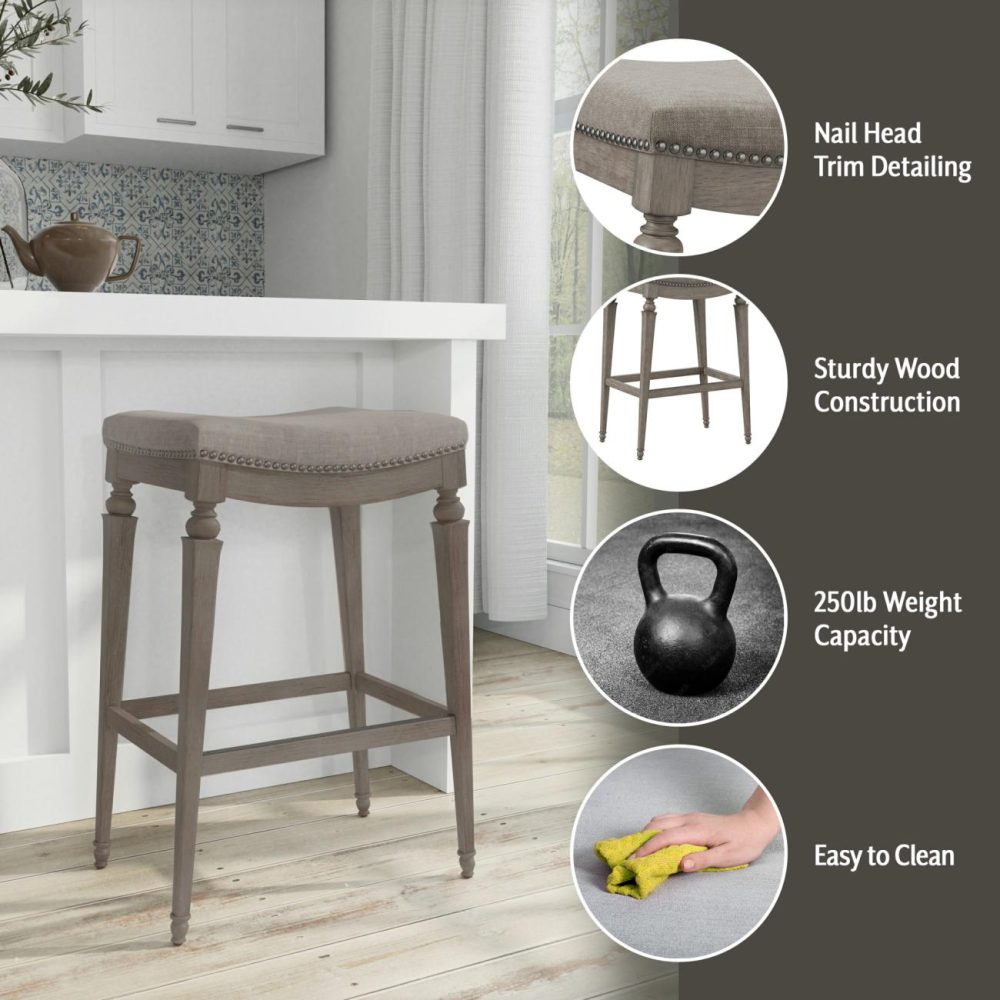 Seating | Vetrina Wood Stool Kitchen & Dining Seating