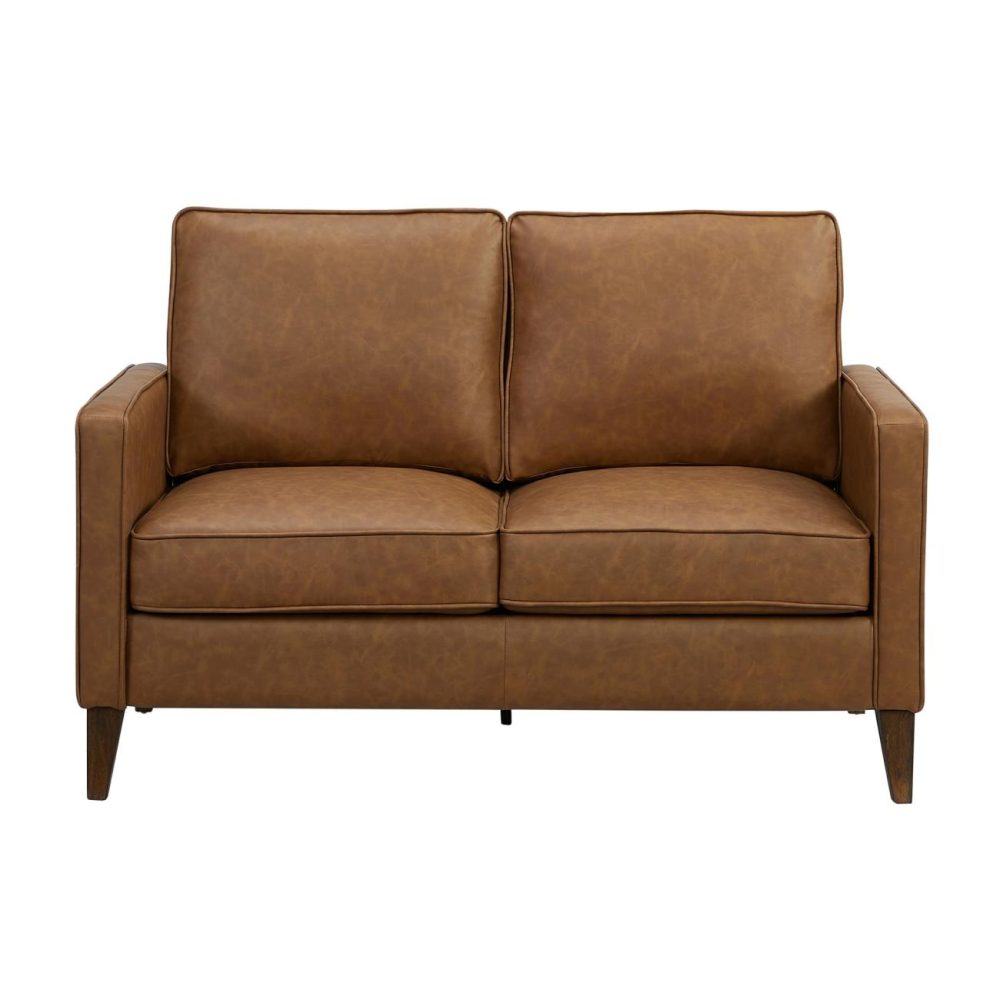 Sofas | Jianna Upholstered Loveseat Seating Saddle Brown