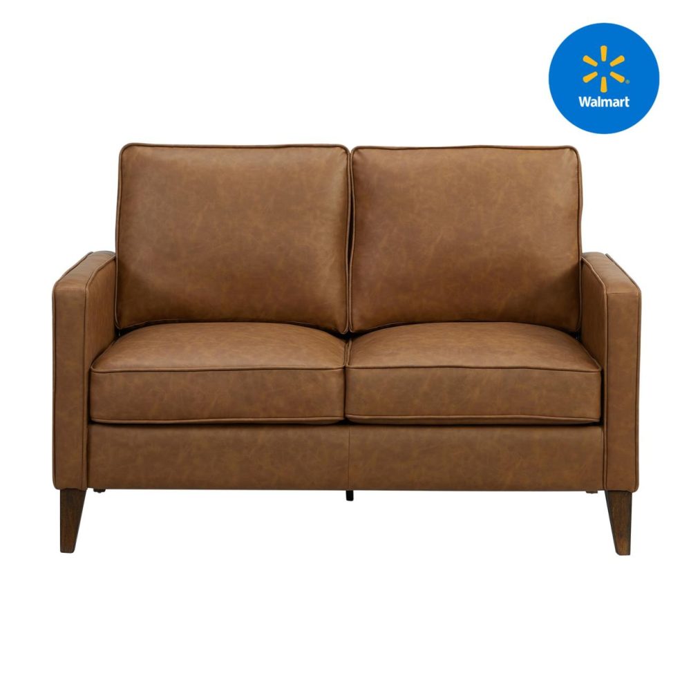 Sofas | Jianna Upholstered Loveseat Seating Saddle Brown