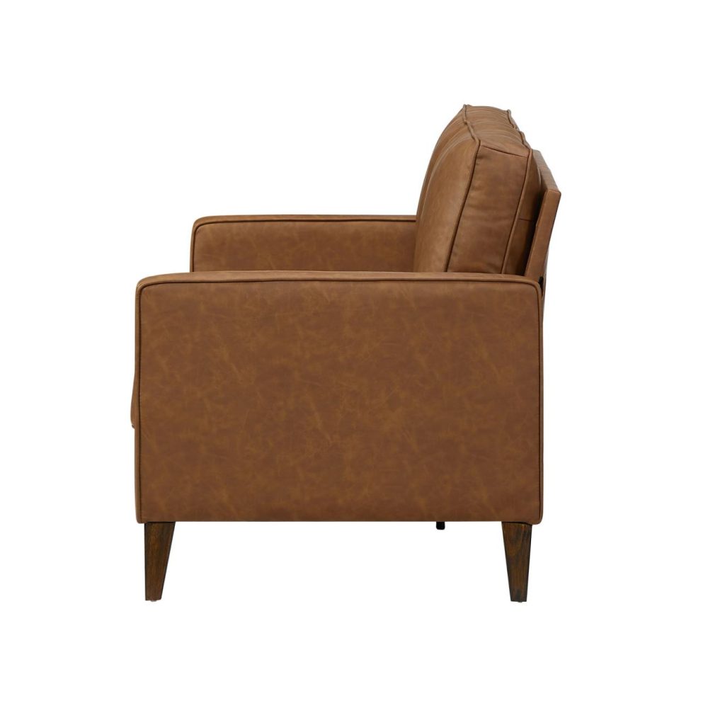 Sofas | Jianna Upholstered Loveseat Seating Saddle Brown