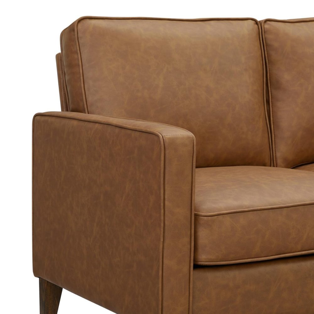 Sofas | Jianna Upholstered Loveseat Seating Saddle Brown