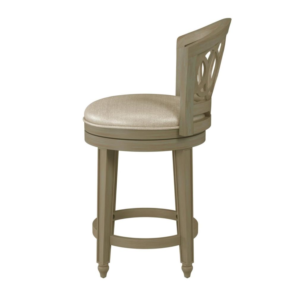 Stools | Adelyn Wood Stool Kitchen & Dining Antique Gray wash