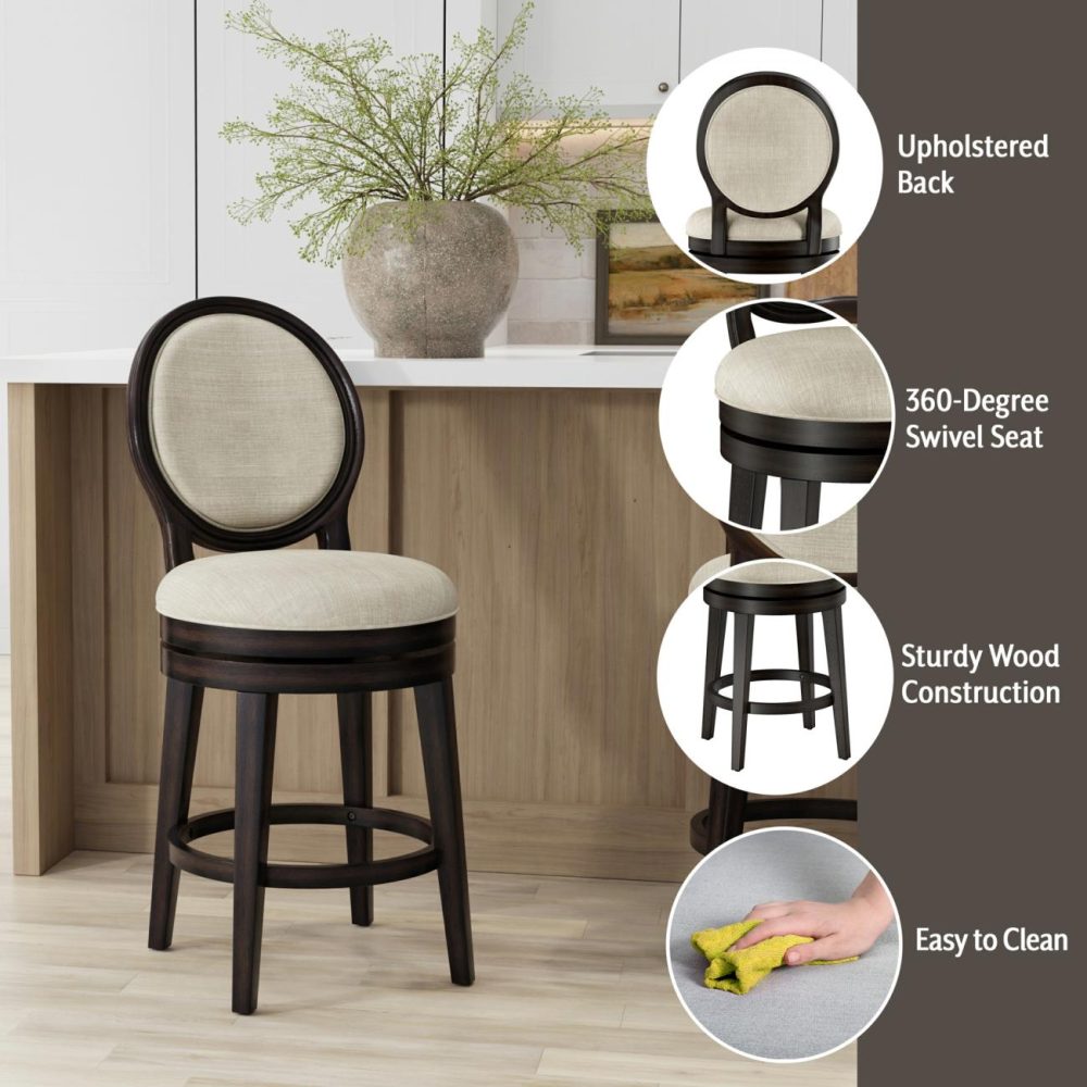 Stools | Dayton Wood Stool Kitchen & Dining Coffee Brown