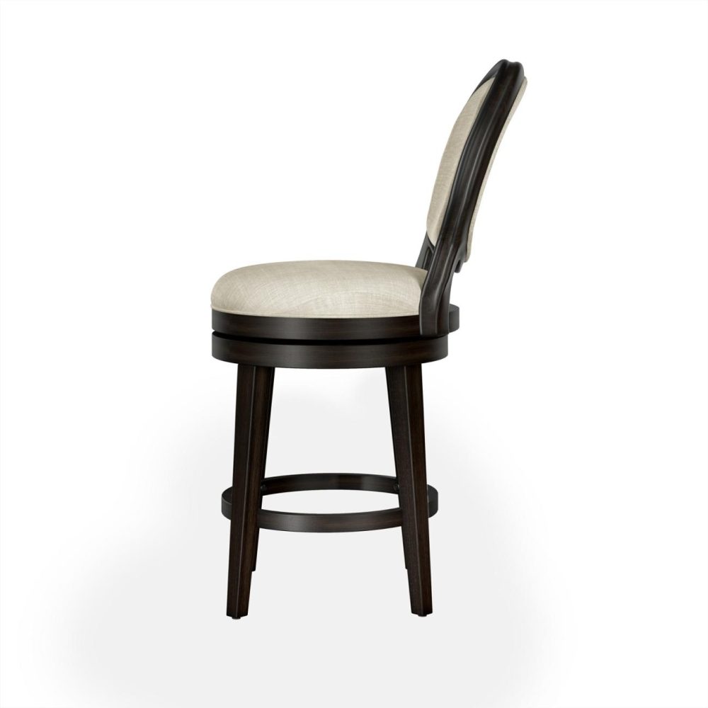 Stools | Dayton Wood Stool Kitchen & Dining Coffee Brown