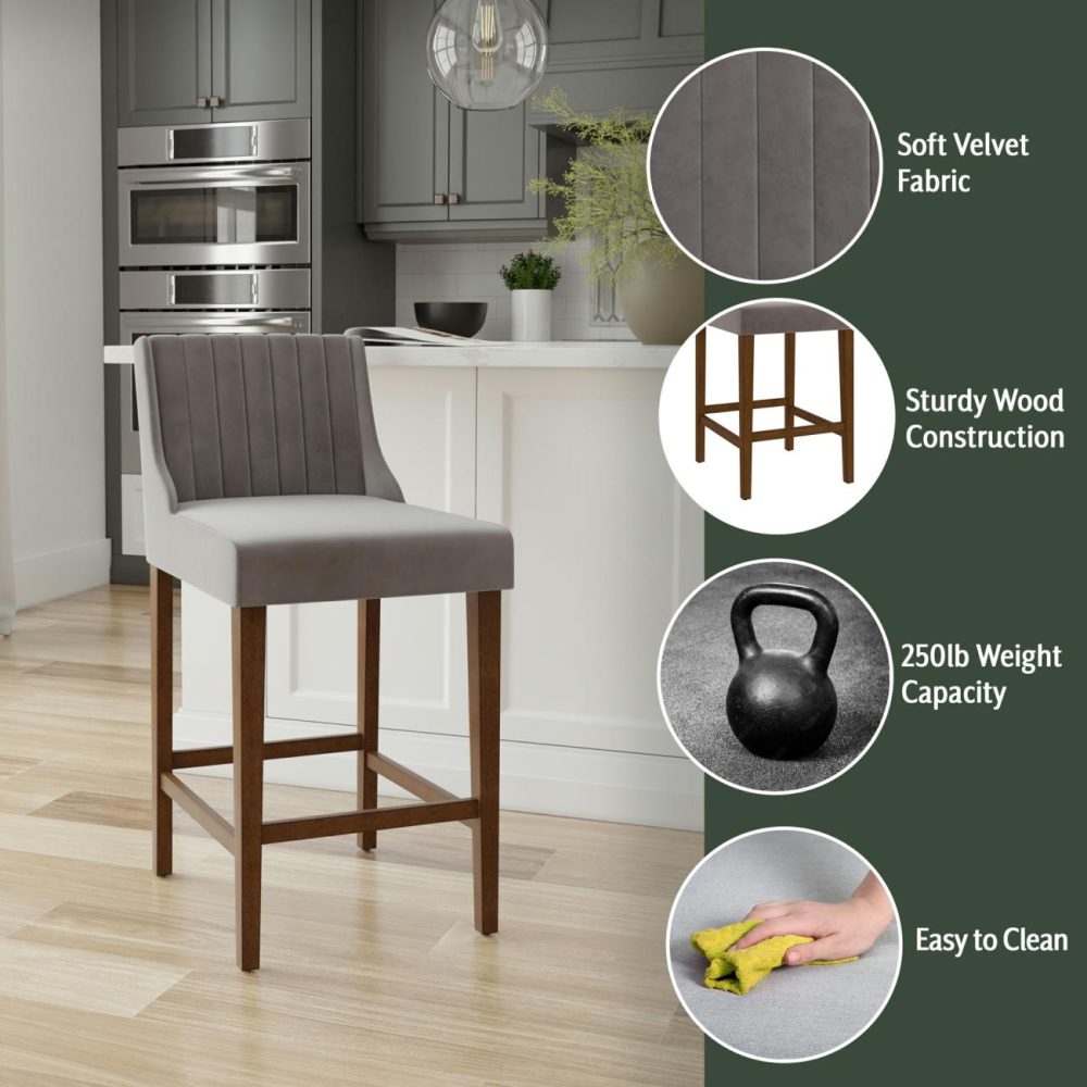 Stools | Gallatin Wood Stool Kitchen & Dining Seating